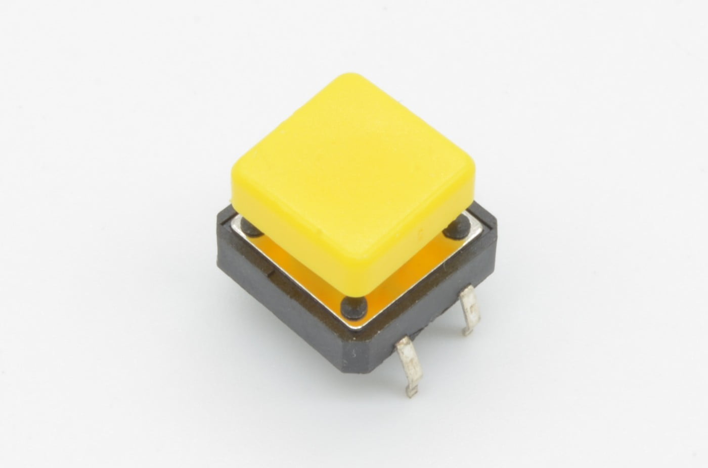 Square Tactile Button - Yellow