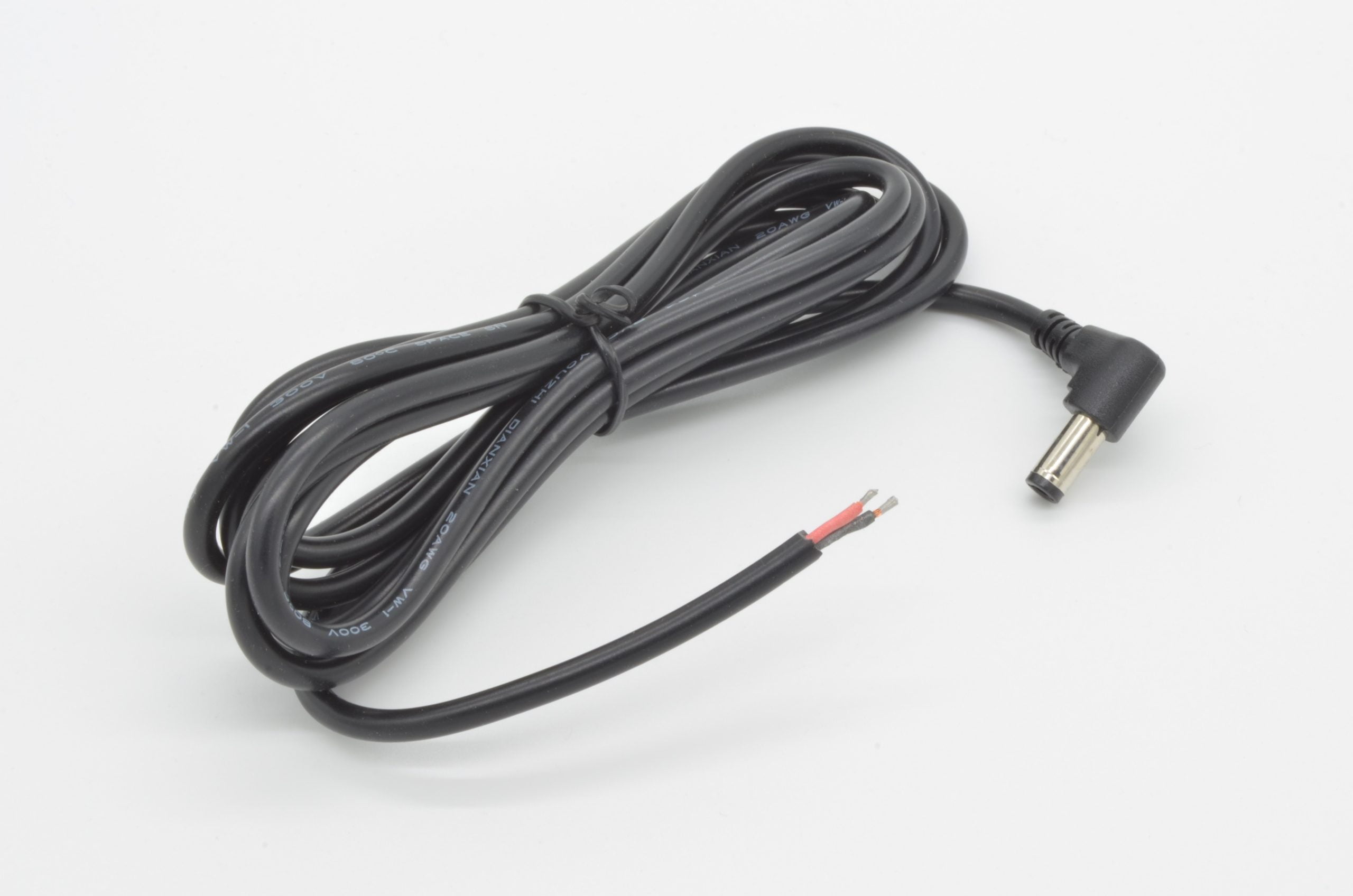 2.5 x 5.5mm Right Angle DC Barrel Cable - 2M