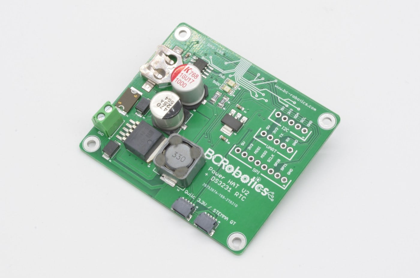 Raspberry Pi Power + RTC HAT - Assembled