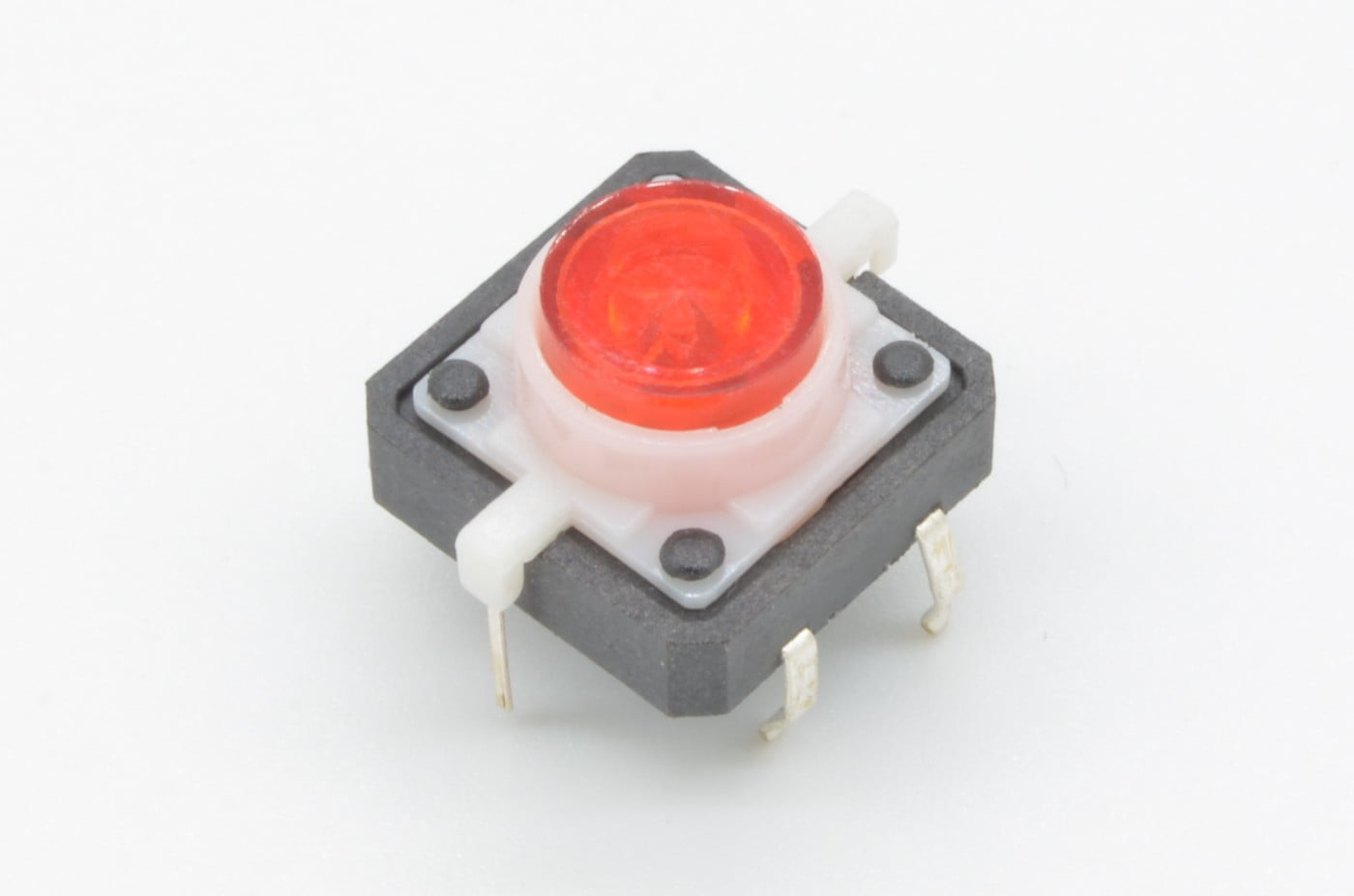 Large Tactile Switch - Red LED