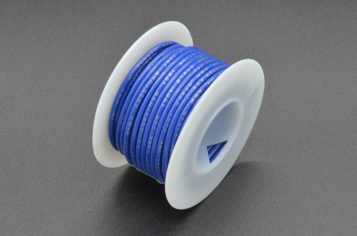 18 AWG Solid Core Wire - Blue - 25'