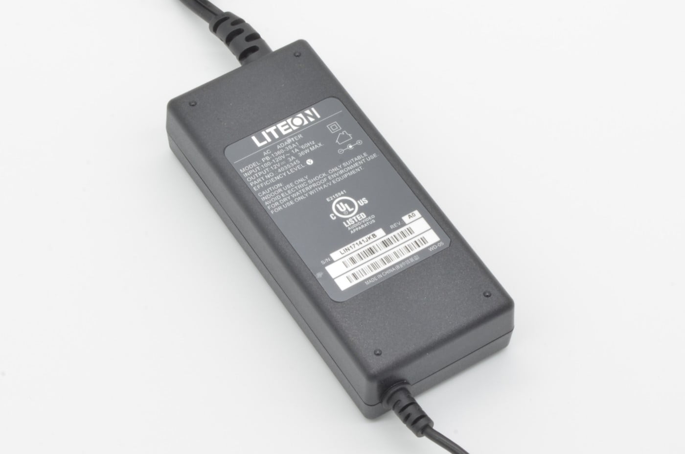 12V 3A Power Supply - 2.5mm