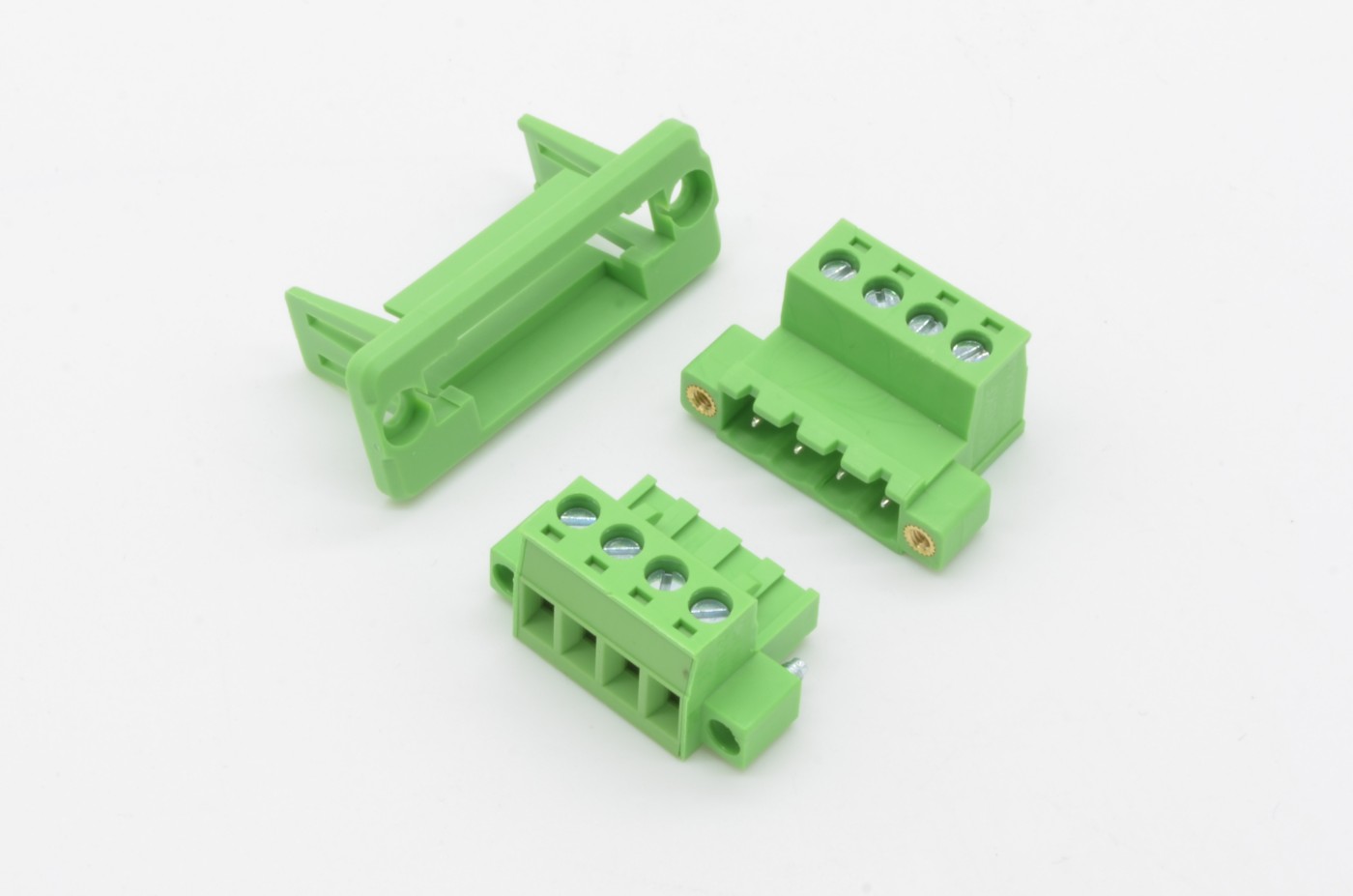 Panel Mount Pluggable Connector - 4 Pin
