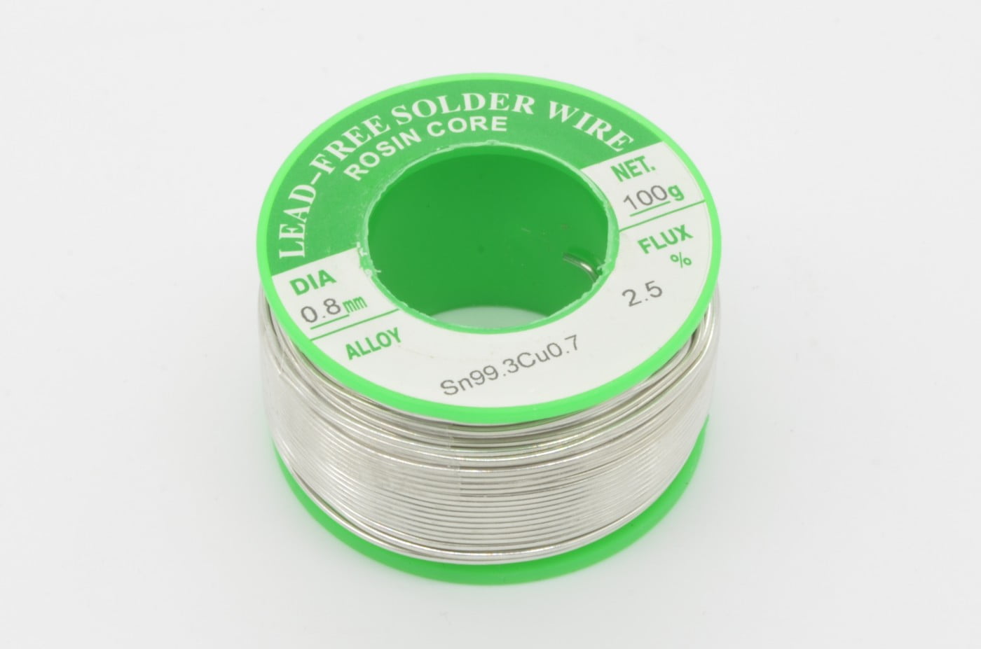 Lead Free Solder - 100-gram Spool