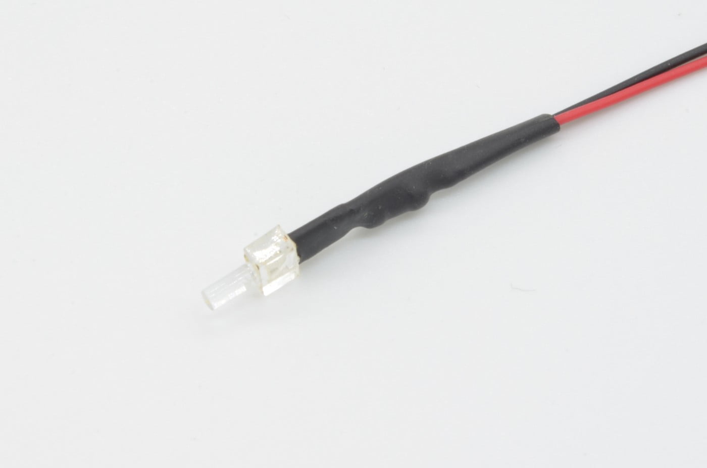 2mm Flat Top Warm White LED - Prewired