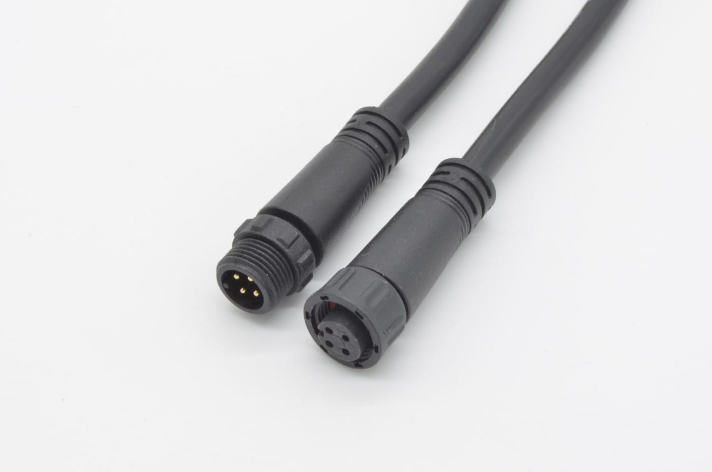 Waterproof Polarized 4-Wire Cable Set - 18 AWG