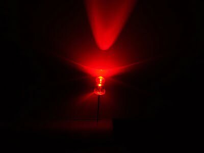 5mm Red LED - Super Bright - 624nm