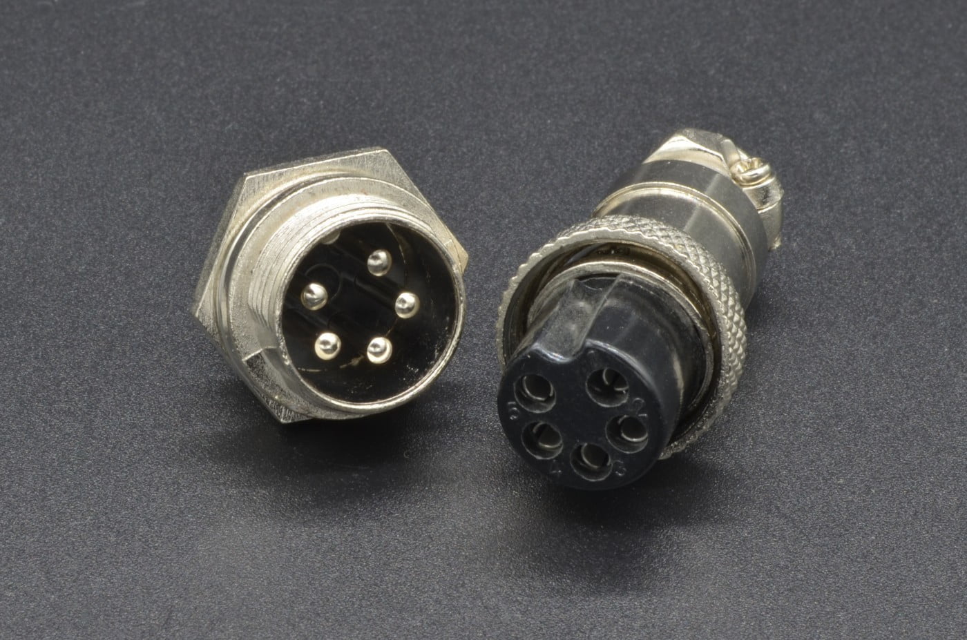 5 Pin Chassis Connector - Panel Mount
