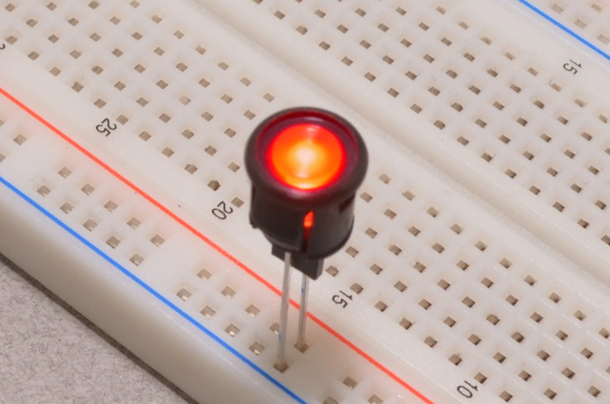 5mm Panel Mount LED - Red