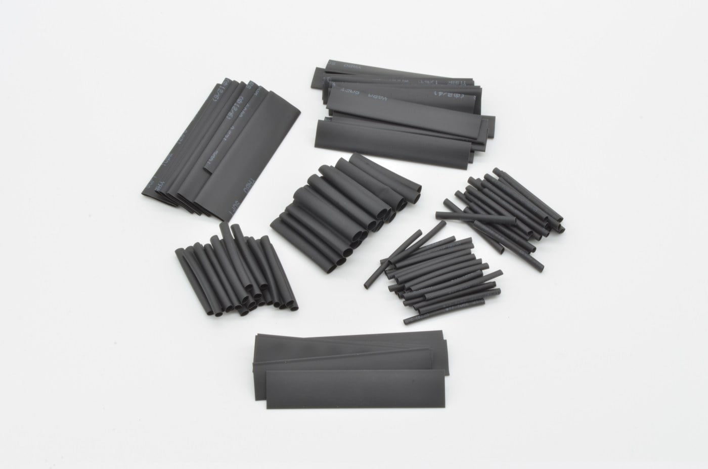 Assorted Black Heat Shrink - 127 Pcs