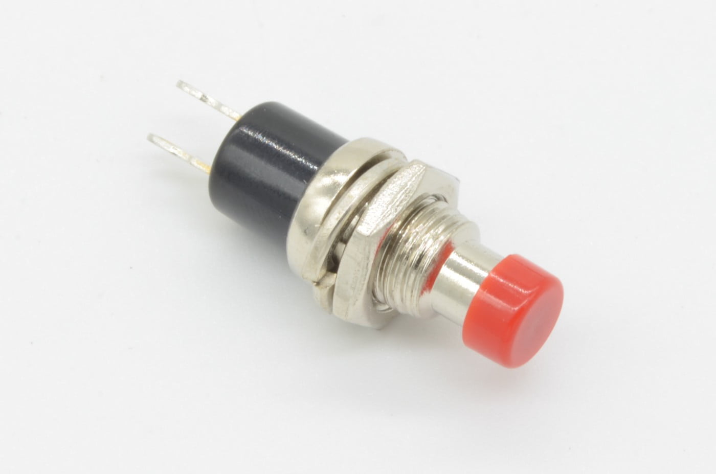 Panel Mount Mini Pushbutton - Red
