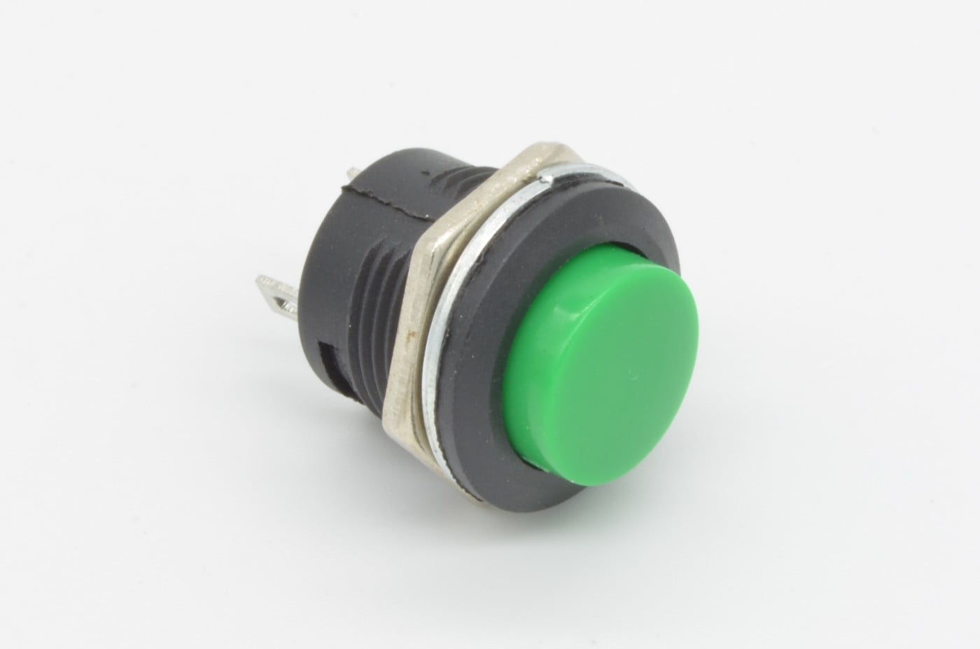 Panel Mount Momentary Pushbutton - Green