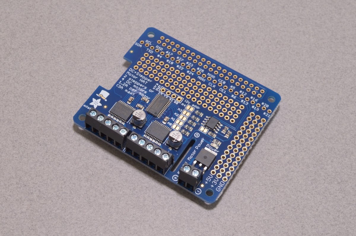 DC / Stepper Motor HAT for Raspberry Pi
