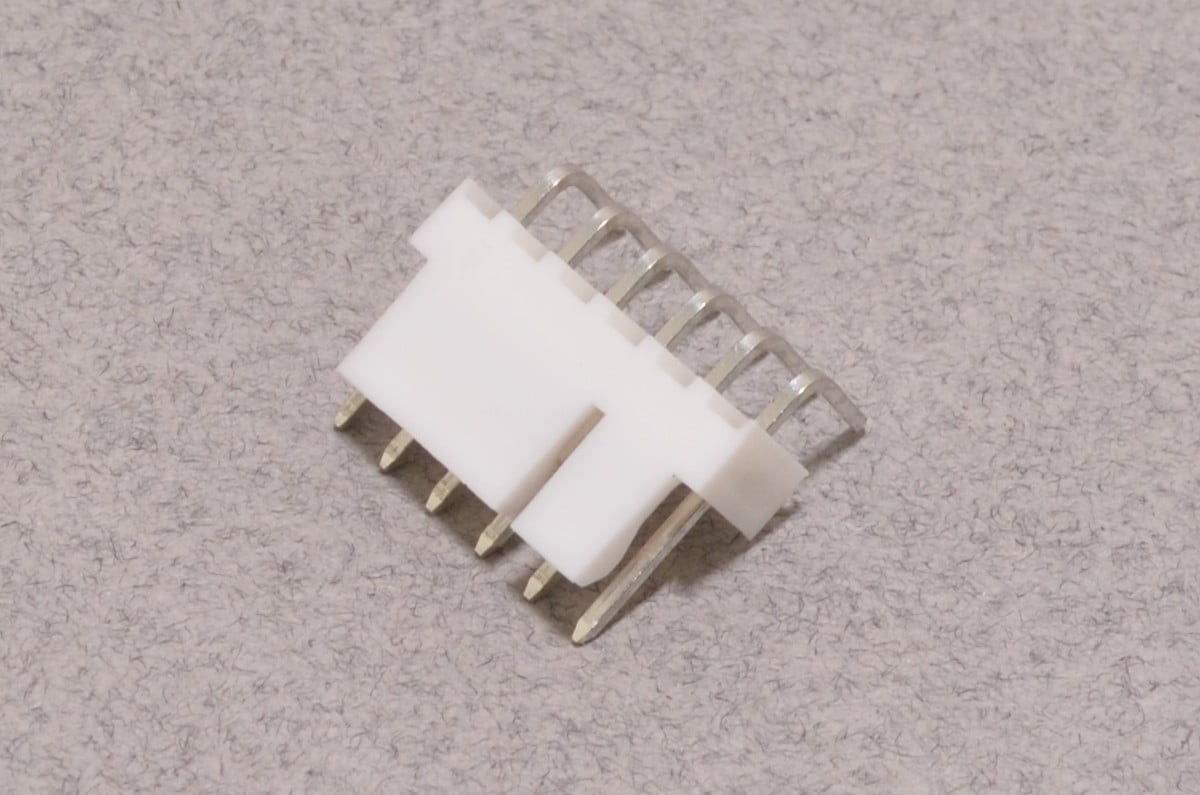Molex 6 Pin RA Header - 0.100"