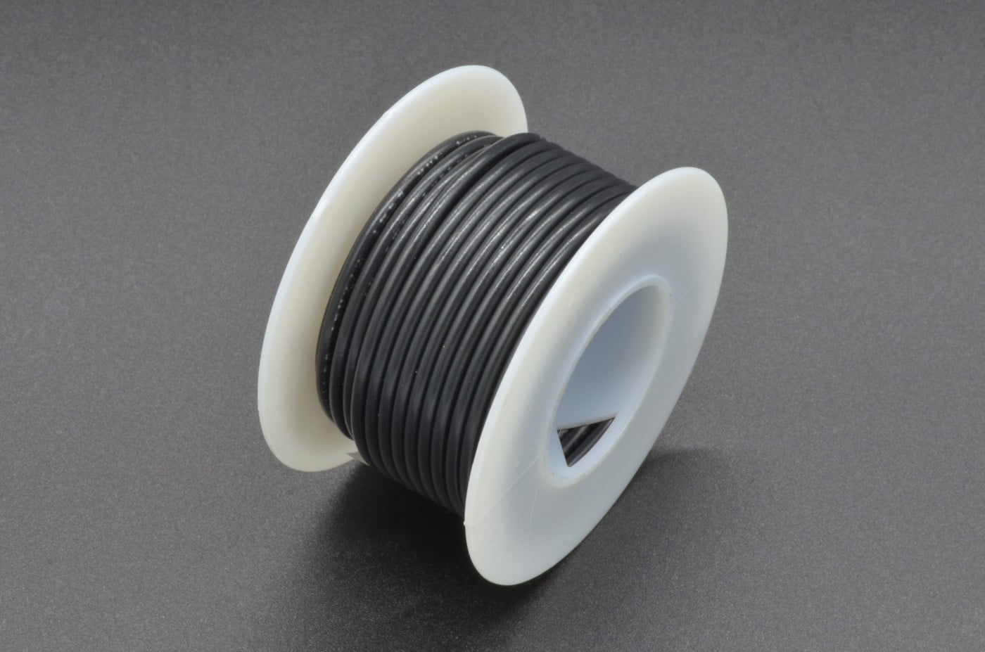 18 AWG Solid Core Wire - Black - 25'