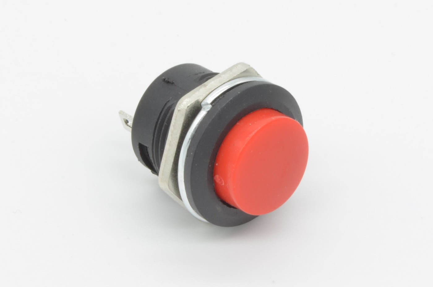 Panel Mount Momentary Pushbutton - Red