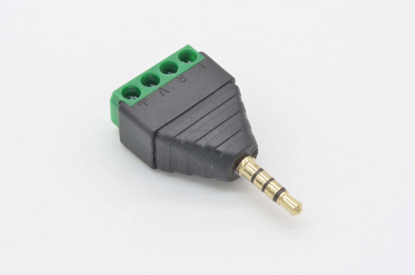 3.5mm 3-Channel Audio To Terminal Block Adapter – Male