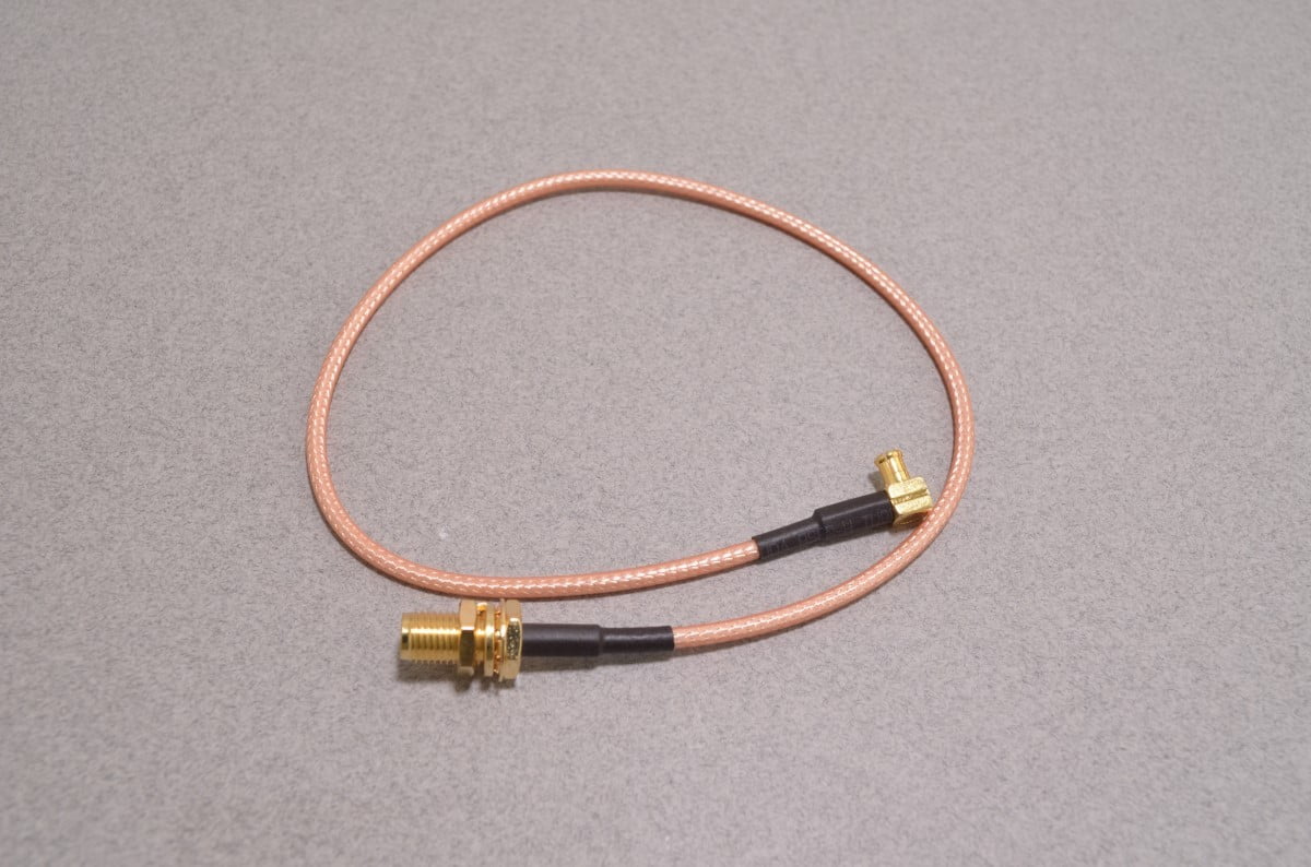 MCX Jack to SMA RF Cable Adapter