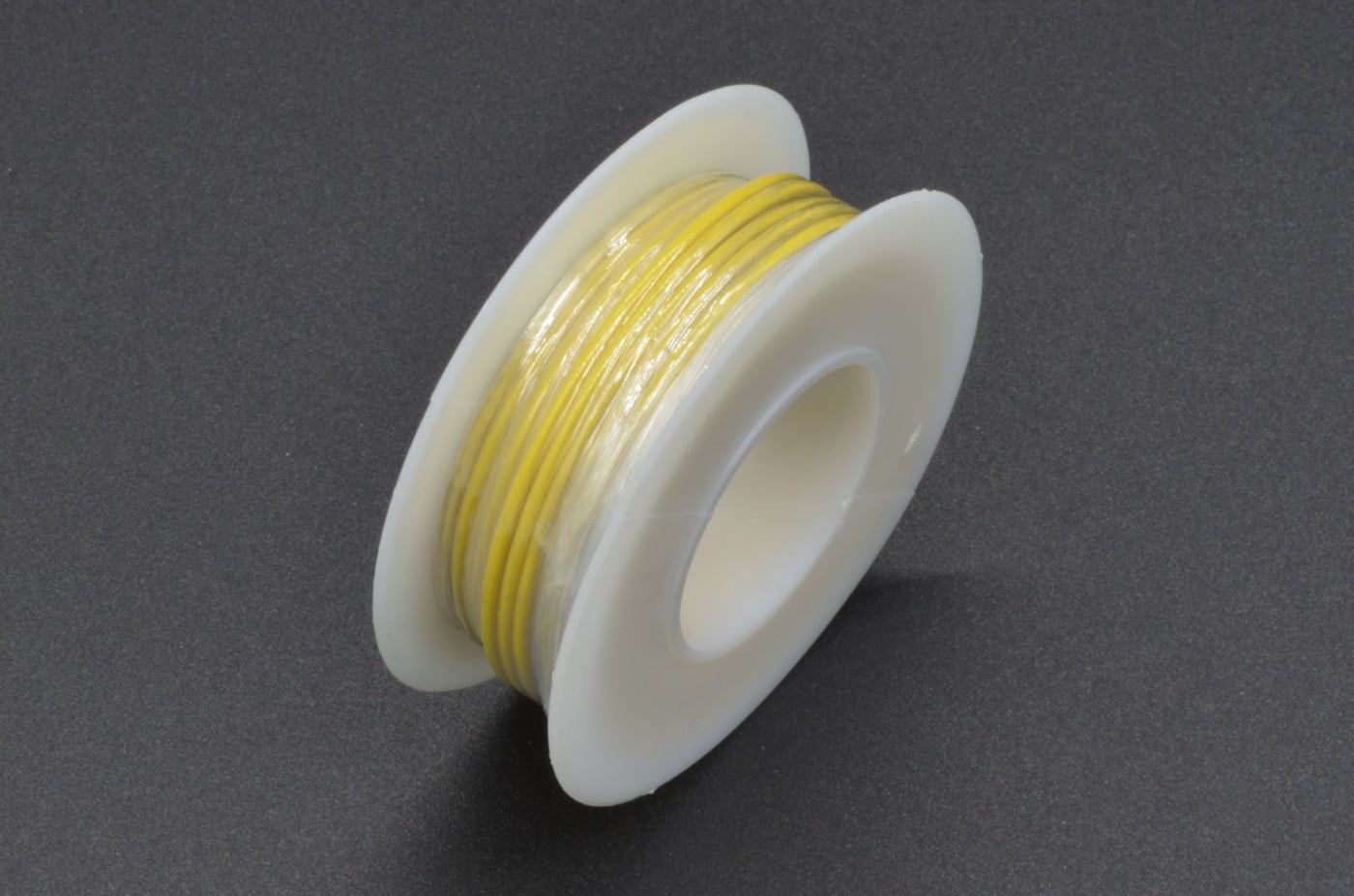 22 AWG Solid Core Wire - Yellow