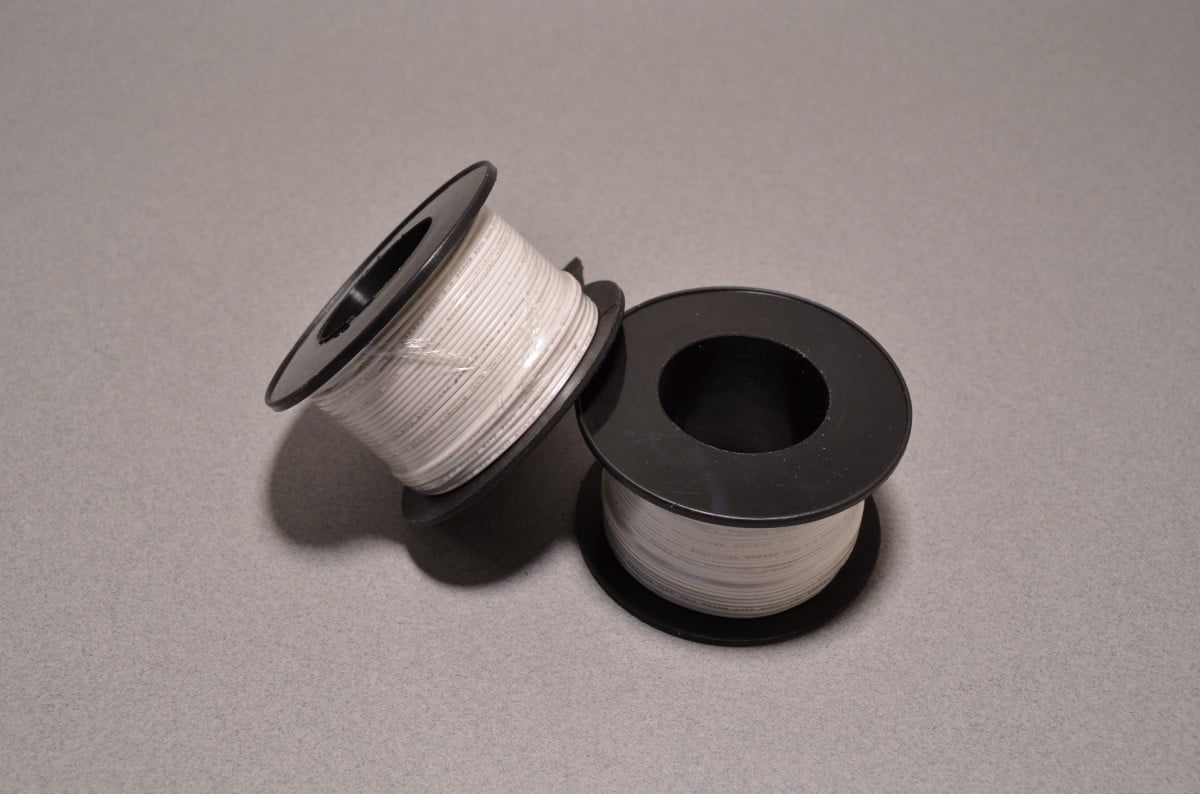 30 AWG Stranded Wire - White