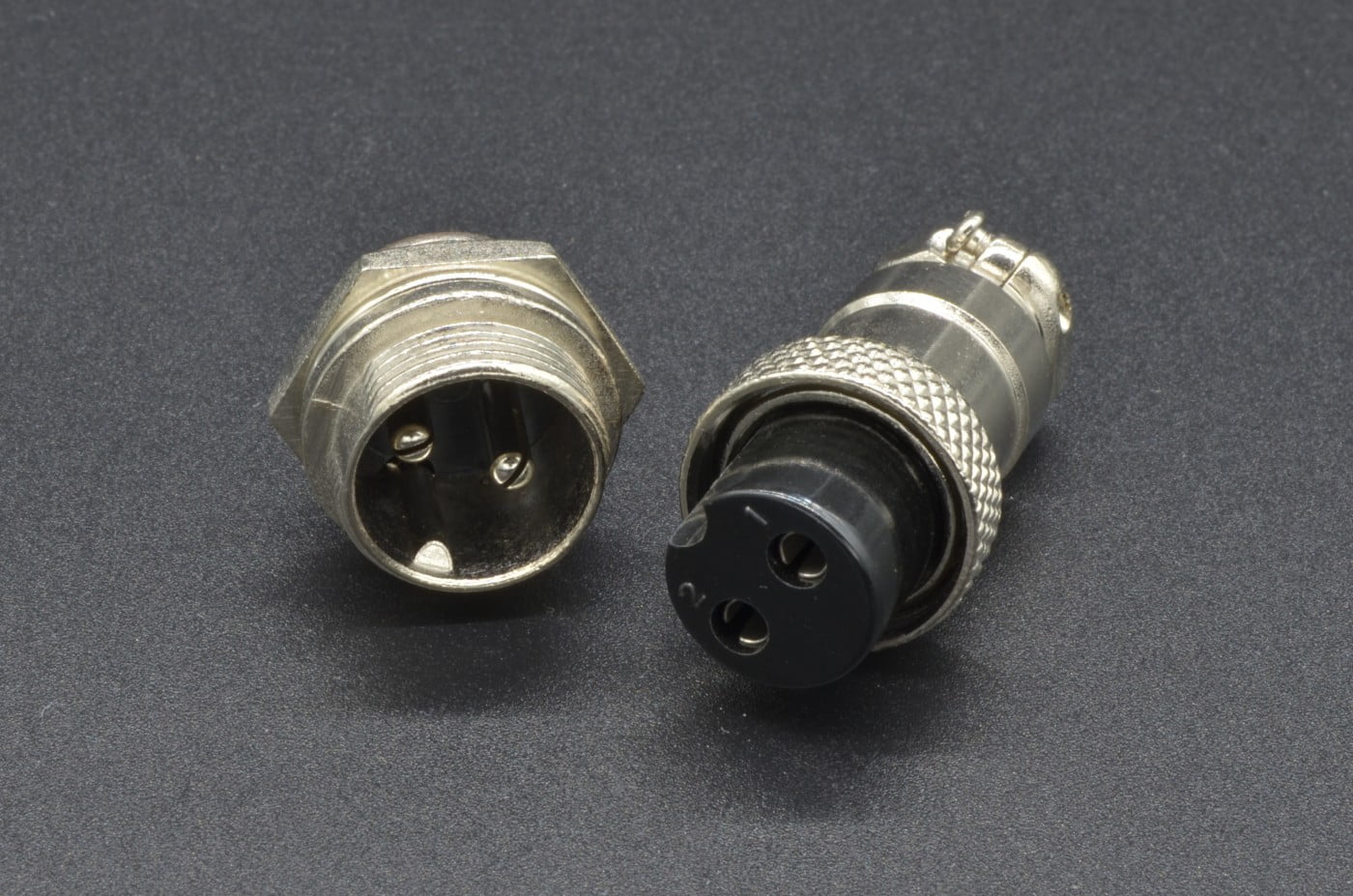 2 Pin Chassis Connector - Panel Mount