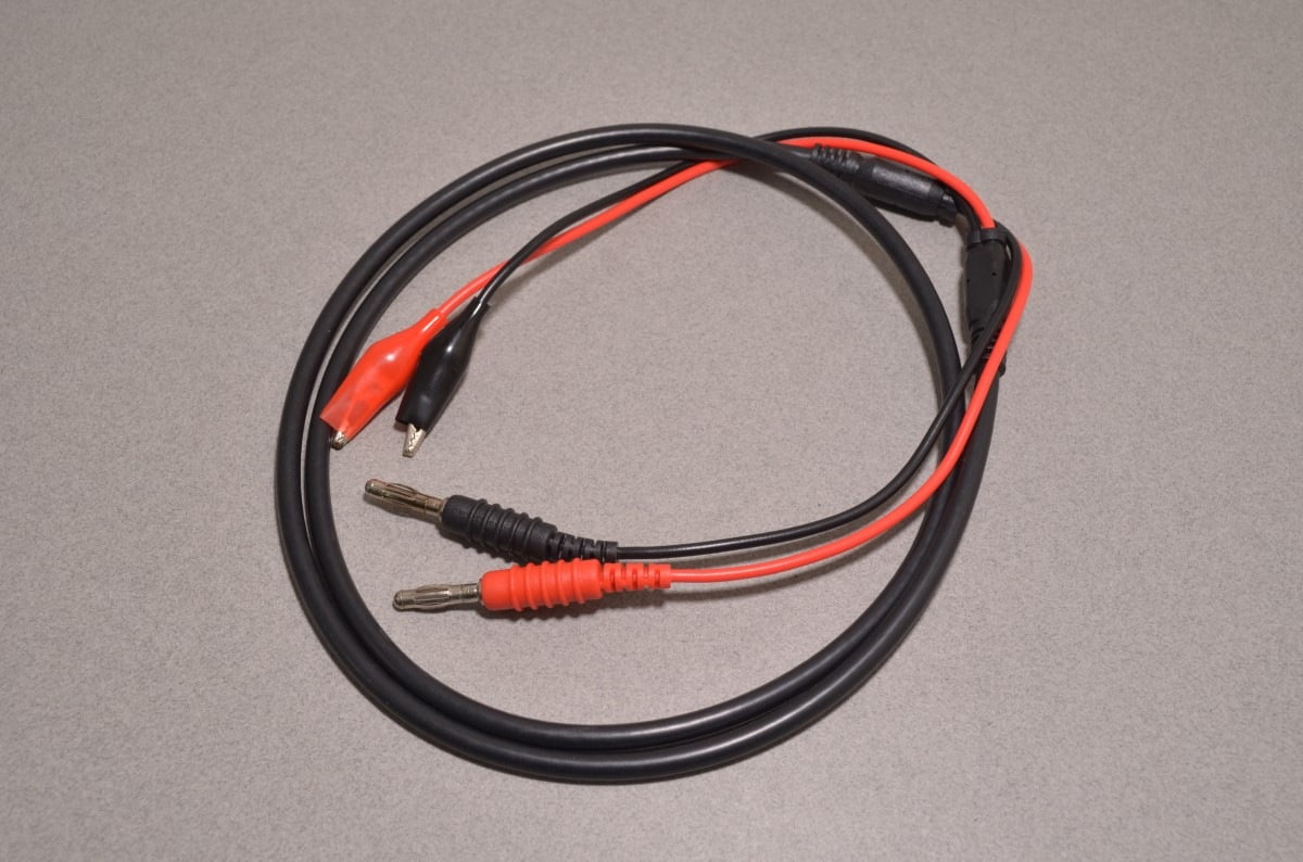 Banana to Alligator Coax Cable