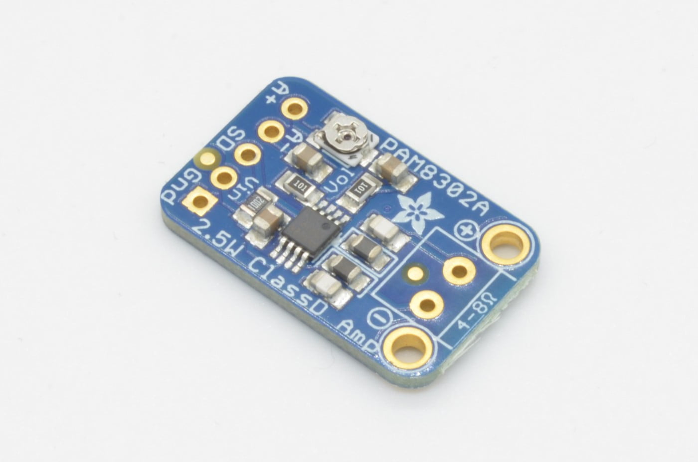 Adafruit Mono 2.5W Class D Audio Amplifier - PAM8302