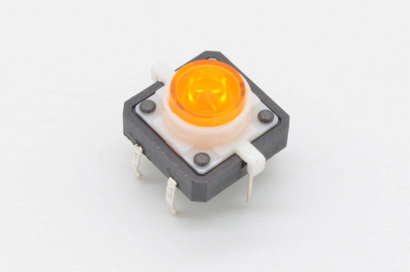 Large Tactile Switch - Yellow LED