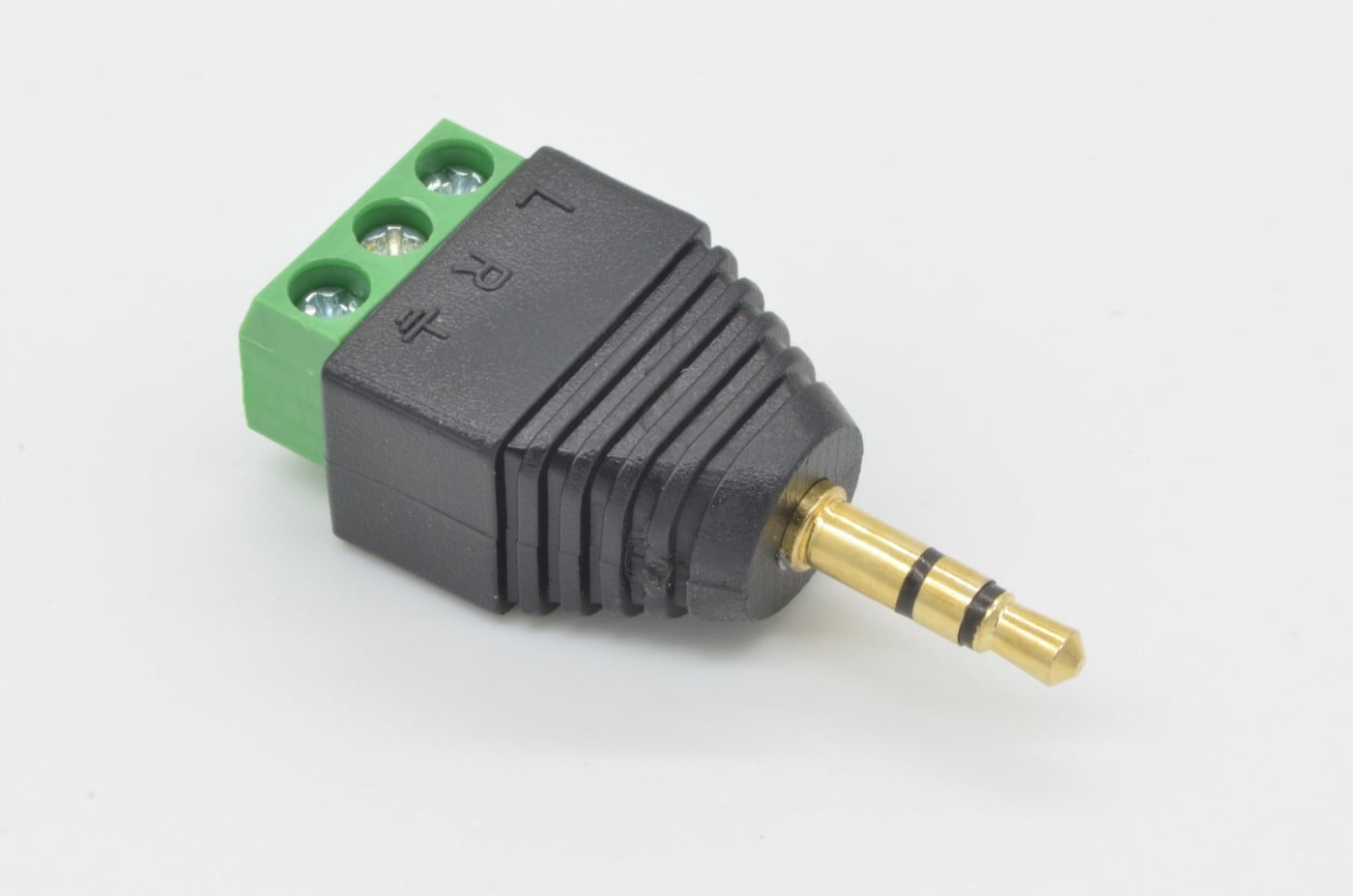 3.5mm 2-Channel Audio To Terminal Block Adapter - Male