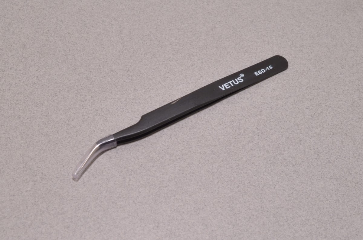 Curved Fine Tip Tweezers - ST15