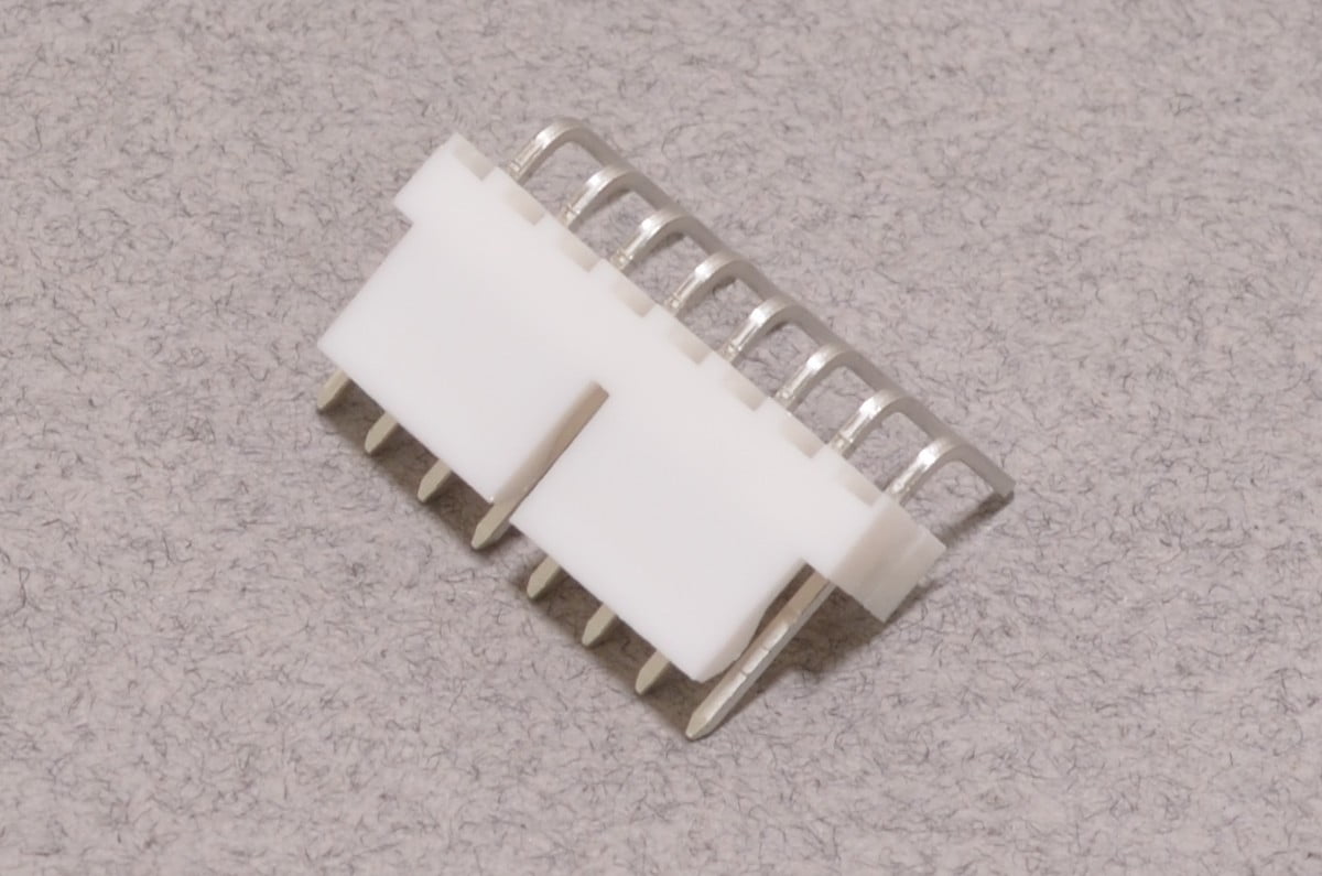 Molex 8 Pin RA Header - 0.100"