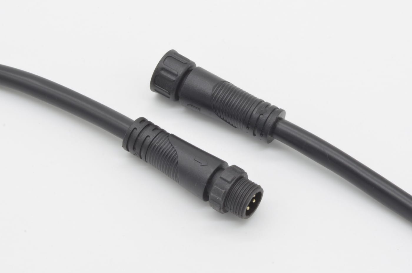 Waterproof Polarized 4-Wire Cable Set - 22 AWG