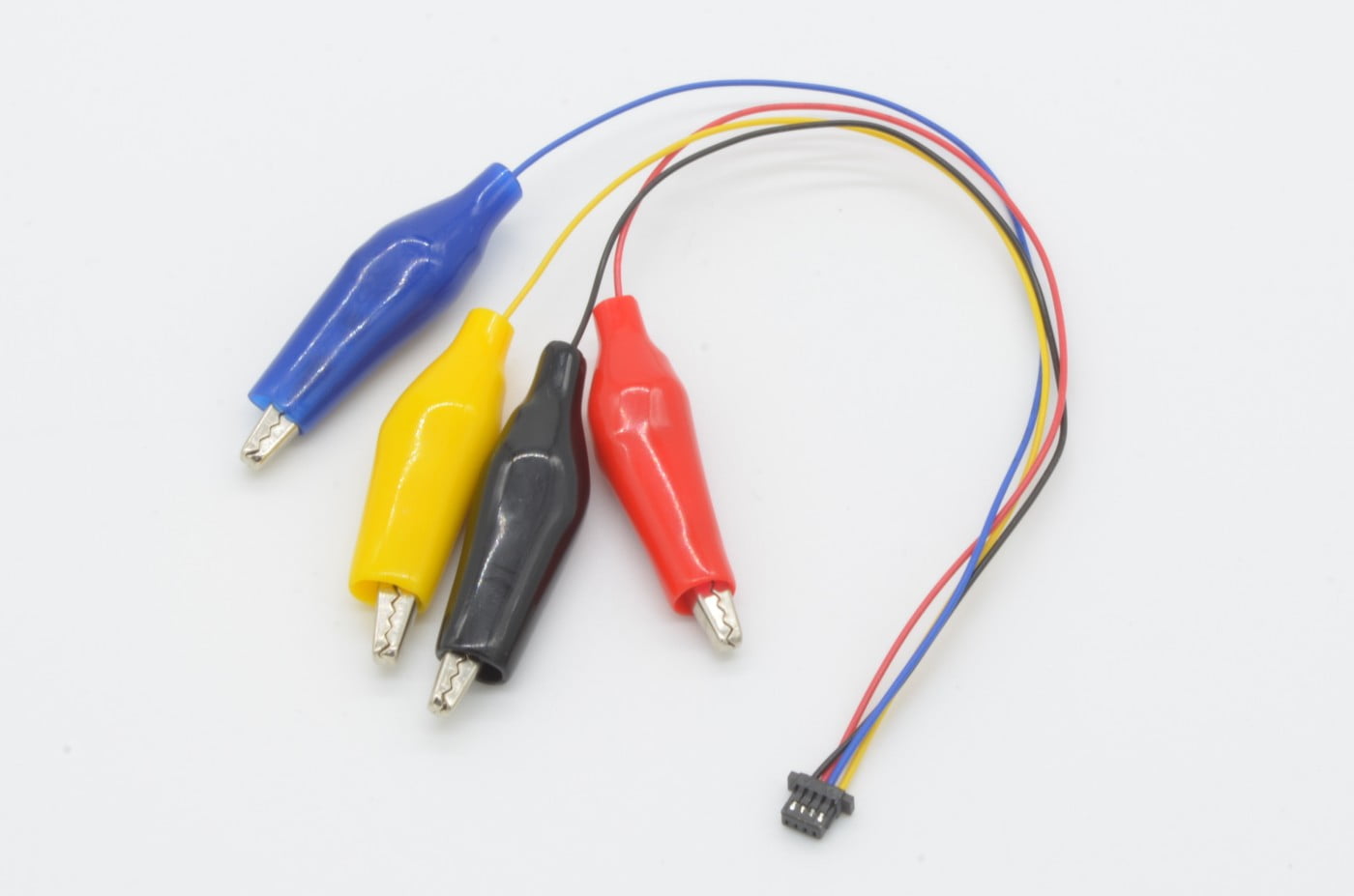 JST SH 4-pin Cable with Alligator Clips - STEMMA QT / Qwiic