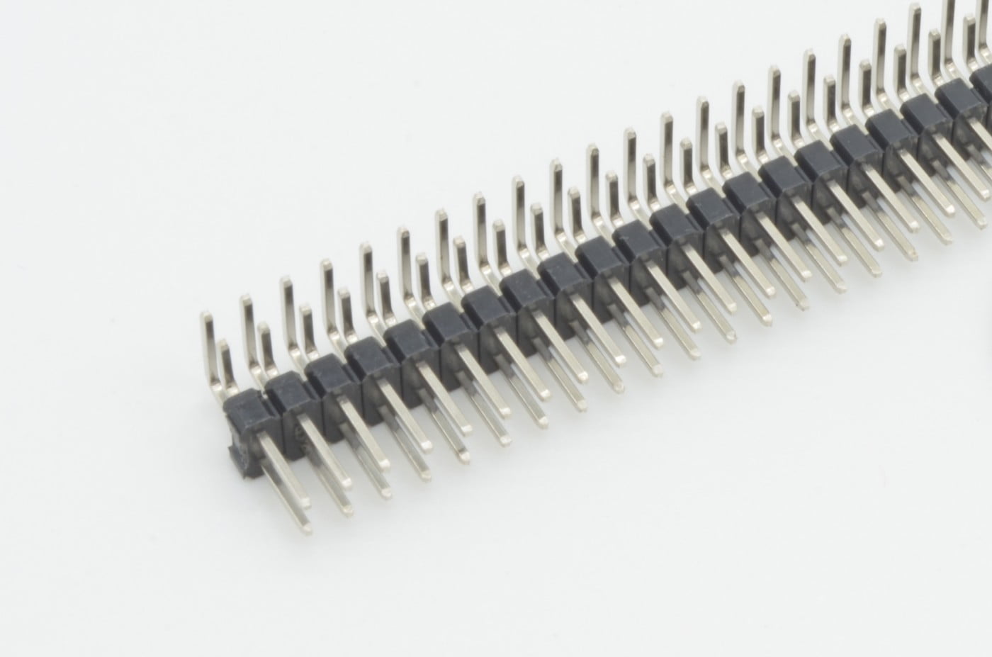 2x40 Pin Breakaway Male Header - Right Angle