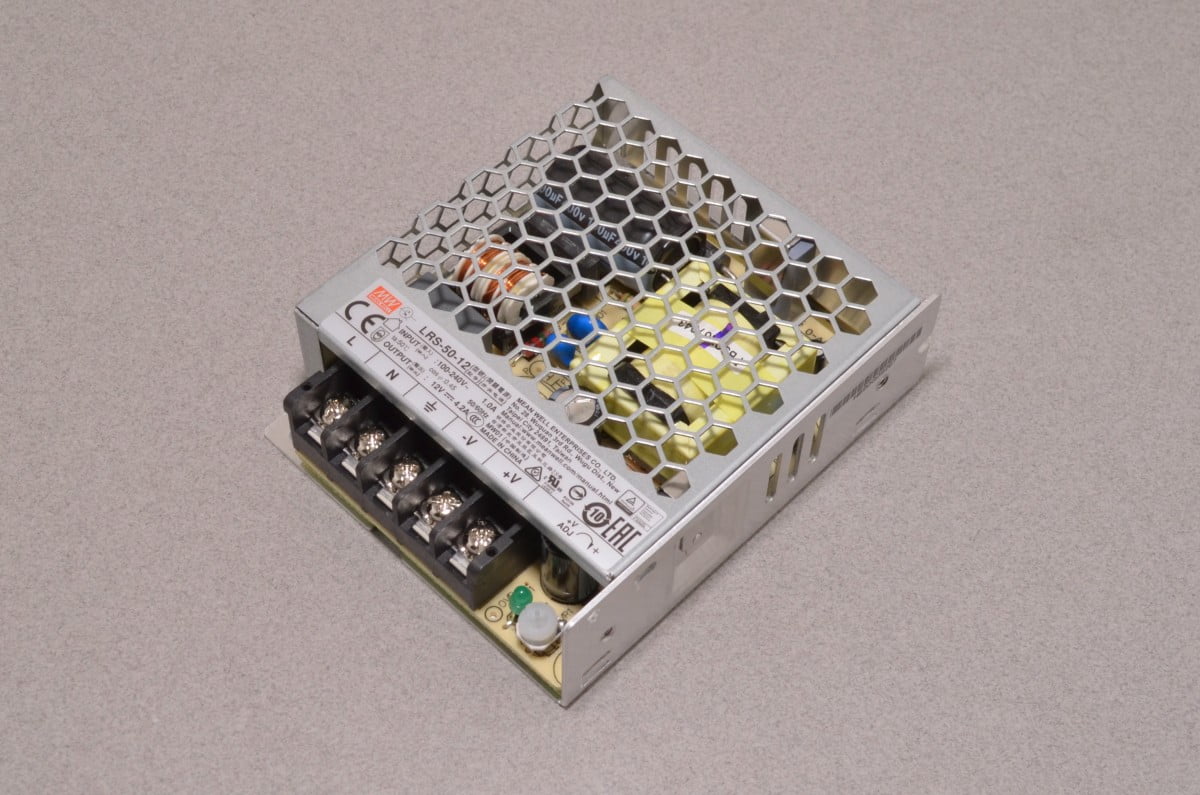 Mean Well Switching Power Supply - 12VDC, 4.2A