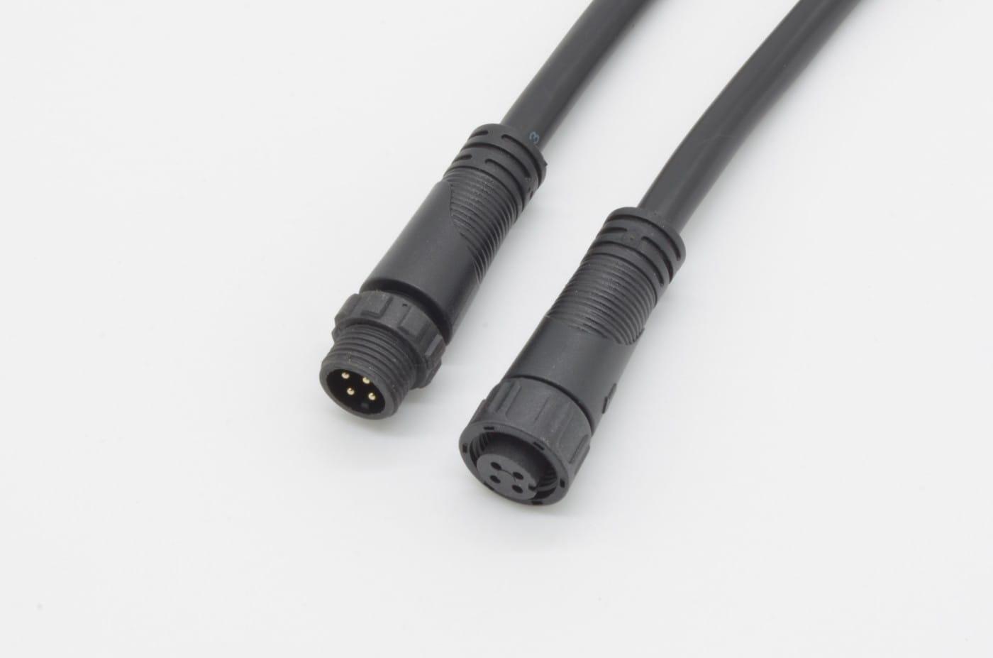 Waterproof Polarized 4-Wire Cable Set – 20 AWG