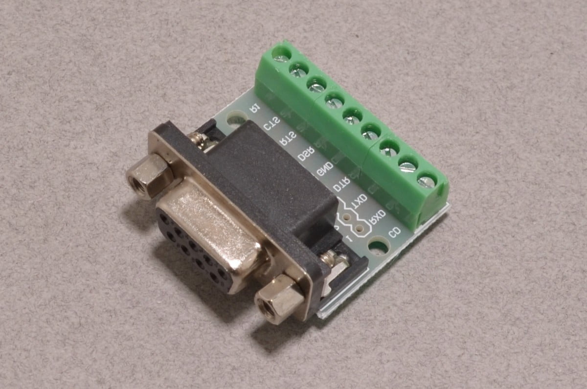DB9 Female Breakout Board - Wide