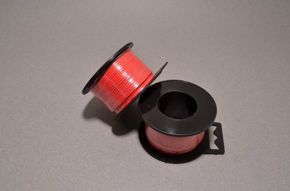 22 AWG Stranded Wire - Red