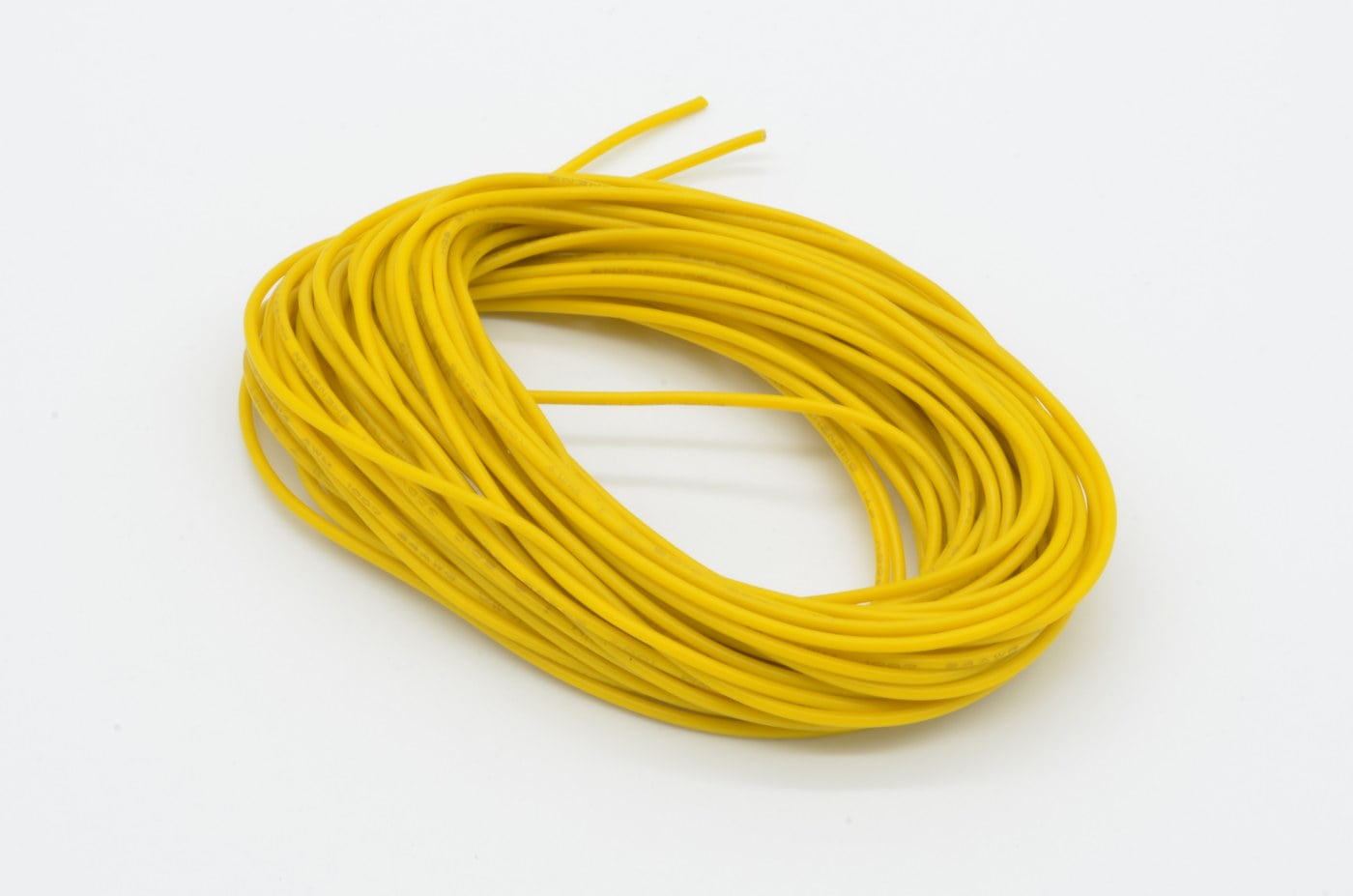 24 AWG Stranded Wire - Yellow - 10m