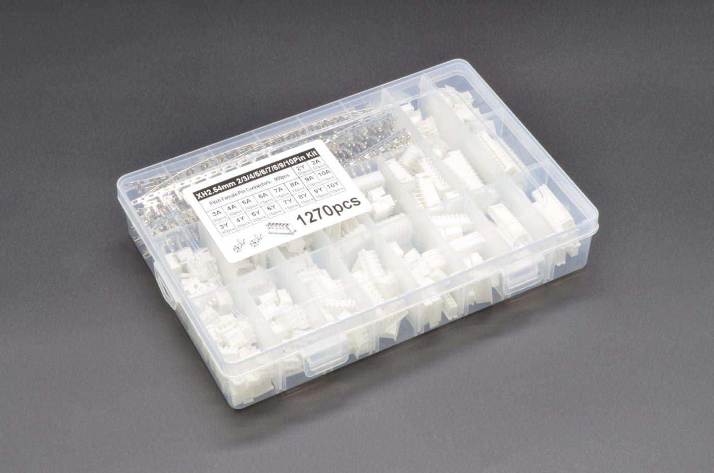 JST XH Connector Kit – 1270 Pieces