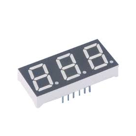 Display de 7 Segmentos Triple Anodo Pines Hotizontales GM3-5631AGG