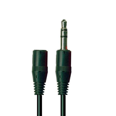 Cable 1.8 m Plug 3.5 mm a Jack 3.5 mm Estéreo Plateada