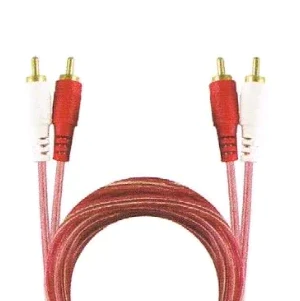 Cable 4.5 m 2 Plug RCA a 2 Plug RCA Transparente DXR 081-340