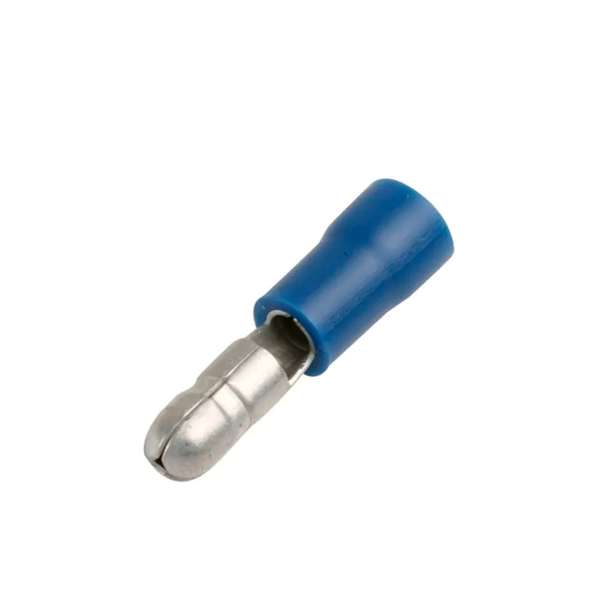 Terminal Eléctrica Macho Redonda .156 mm para Cable 16-14 AWG con Forro