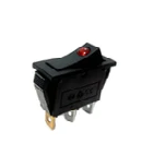 Switch Balancín 20A/125V 15A/250V 1 Polo, 1 Tiros, 2 Posiciones Enclave (ON-OFF) Iluminado Rectangular