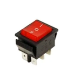 Switch Balancín 30A/125V 16A/250V 2 Polos, 2 Tiros, 3 Posiciones Enclave (ON-OFF-ON) Rectangular Iluminado
