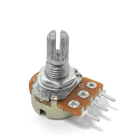 Potenciómetro de Carbón 1 W sin Switch Mini Varios Valores