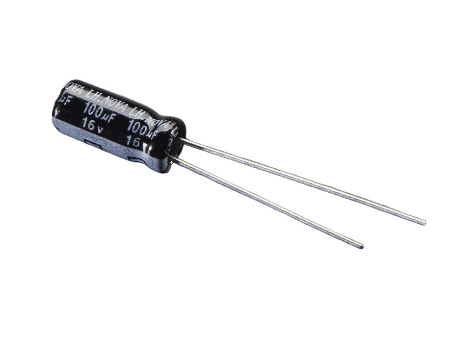 Capacitor Electrolytic 100uF 16V - Pack of 10