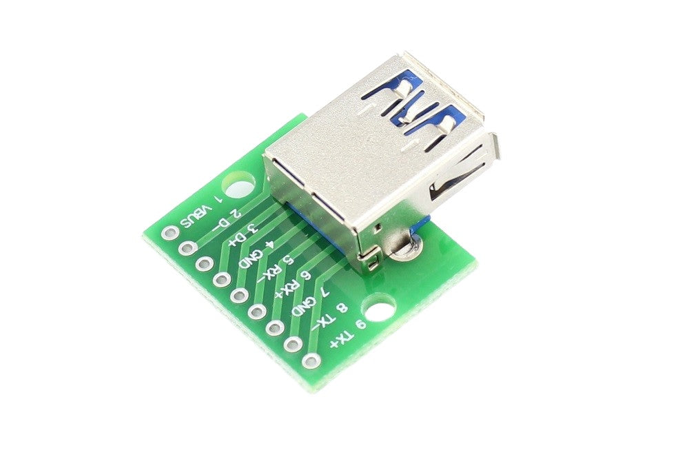USB 3.0 Type-A Female Connector Breakout - SuperSpeed