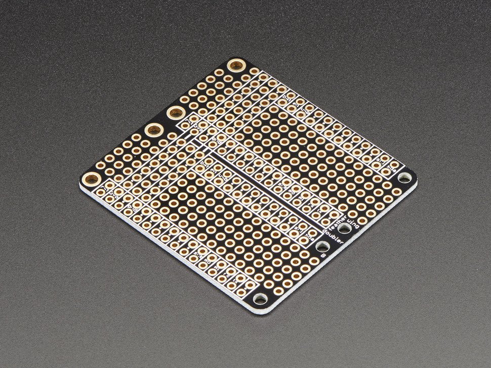 FeatherWing Doubler Prototyping Add-on For All Feather Boards